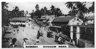 Girgaum Road, Bombay, India, c1925 by Unbekannt