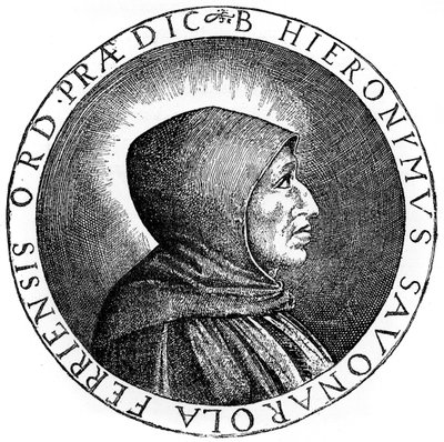 Girolamo Savonarola, Italian Dominican priest and leader of Florence by Unbekannt