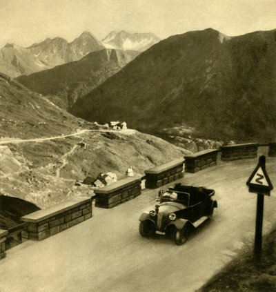 Glocknerhaus on the Grossglockner High Alpine Road, Austria by Unbekannt
