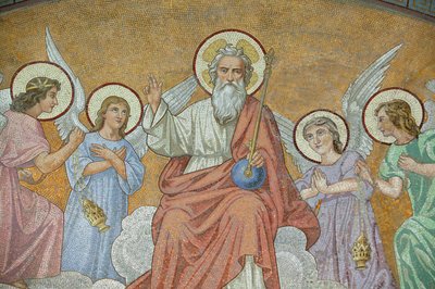 God in Basilica of Our Lady of the Rosary, Lourdes, France by Unbekannt
