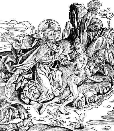 God Creating Eve from Adam