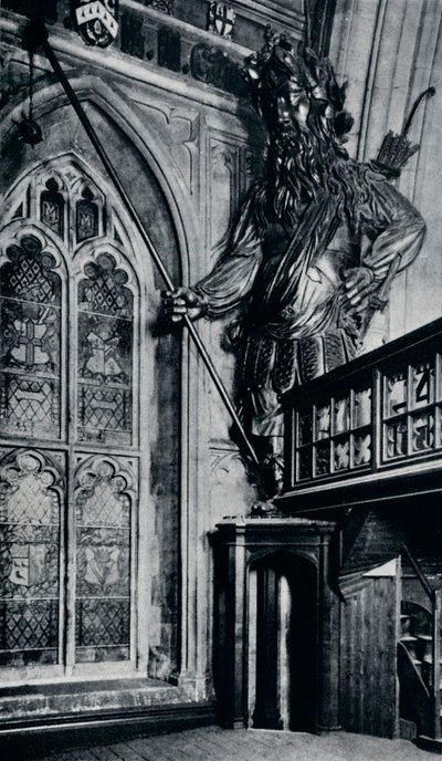 Gog Gogmagog, One of the two City giants burnt in the London Guildhall fire by Unbekannt