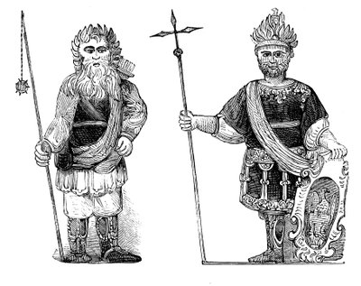 Gog and Magog, Guildhall, London, 1902 by Unbekannt