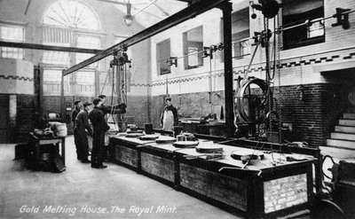 Gold Melting House, the Royal Mint, Tower Hill, London by Unbekannt