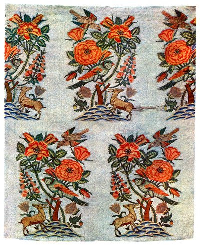 Gold and silver brocade from Isfahan, Iran, early 17th century by Unbekannt