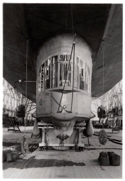 Gondola of a Zeppelin Airship, Lake Constance, Germany by Unbekannt