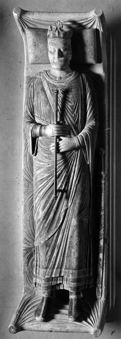 Gothic Art: Lying King Henry II of England (1133-1189) in the Abbey of Fontevrault (Fontevraud) (Maine et Loire) by Unbekannt