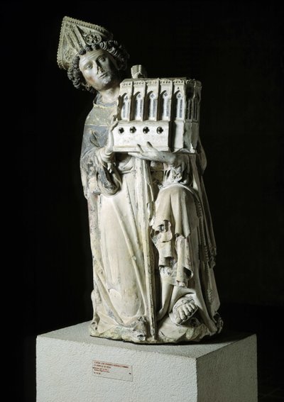 Gothic art: representation of Jean Tissandier, bishop of Rieux-Volvestre as a donor by Unbekannt