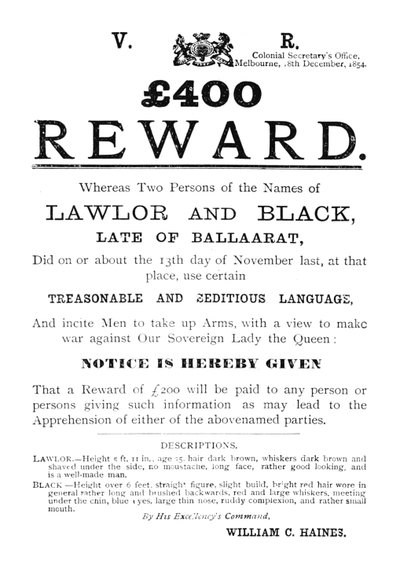 Government Notice - For Lawlor and Black, c1854 by Unbekannt