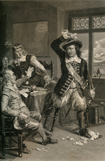 Governor Stuyvesant Destroying The Summons To Surrender by Unbekannt