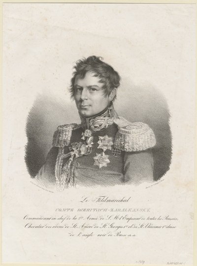 Graf Ivan Ivanovich Diebitsch-Zabalkansky by Unbekannt