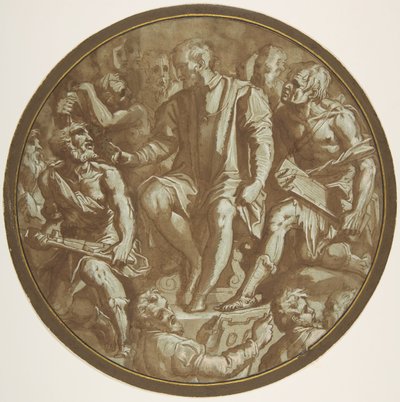 Grand Duke Cosimo I of Tuscany Surrounded by His Artists by Unbekannt