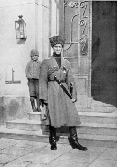 Grand Duke Michael Alexandrovich of Russia in cossack uniform by Unbekannt