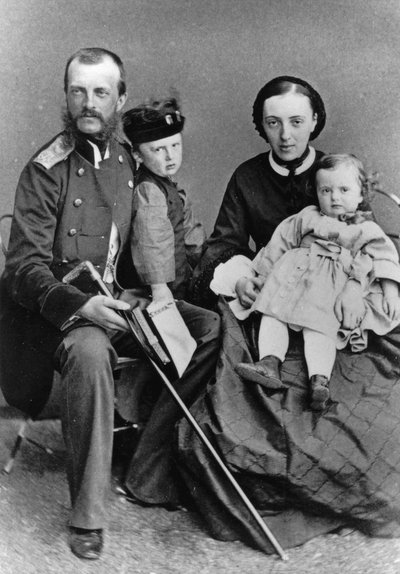 Grand Duke Michael Nikolaevich of Russia and his family, c1862 by Unbekannt
