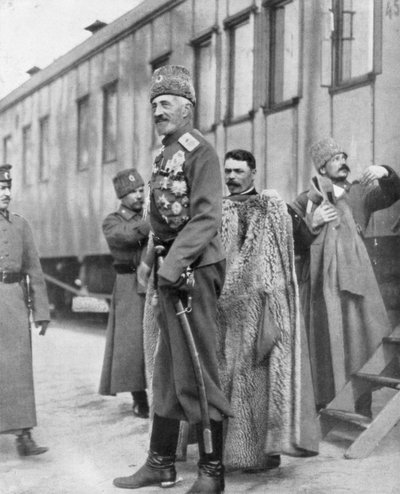 Grand Duke Nikolai Nikolaevich, Russian First World War general, 16-17 March 1917 by Unbekannt