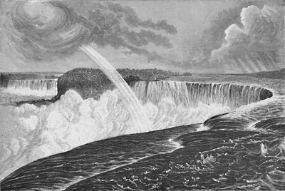Grand View of the Horseshoe Canadian and American Falls by Unbekannt