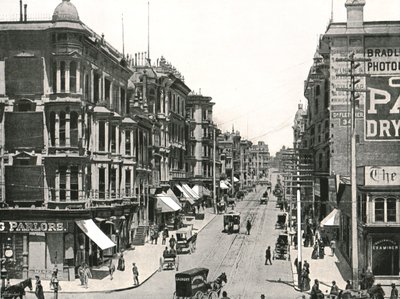 Grant Avenue Looking North from Market Street, San Francisco, USA by Unbekannt
