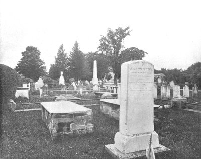 Graves of Jonathan Edwards and Aaron Burr, Princetown, New Jersey, USA by Unbekannt