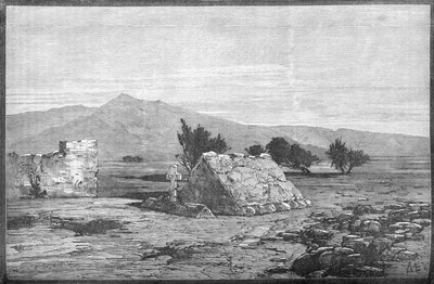 Graves of Major Blackwood and Men of the Sixty-Sixth Regiment, Maiwand, c1880 by Unbekannt