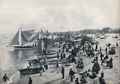 Great Yarmouth - A Typical Scene on the Beach by Unbekannt