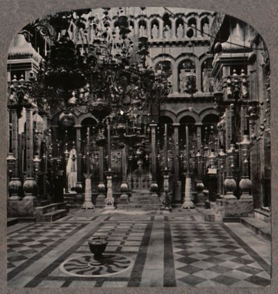 Greek Cathedral in the Holy Sepulchre Church, Jerusalem, c1900 by Unbekannt