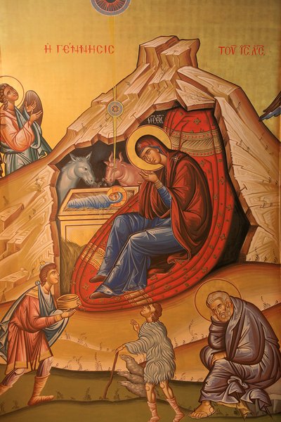 Greek orthodox icon depicting Christ