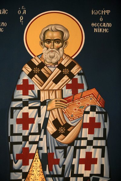 Greek Orthodox Icon Depicting Saint Joseph of Thessaloniki, Thessaloniki, Greece by Unbekannt