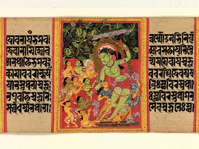 Green Tara Dispensing Boons to Ecstatic Devotees... Perfection of Wisdom by Unbekannt