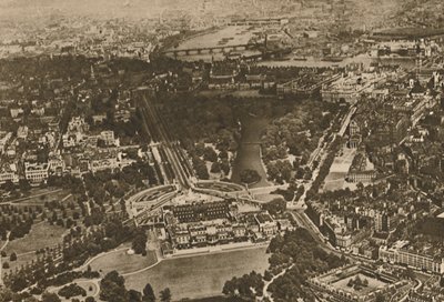 Green Woodlands By The Waters of Westminster: Part of the Manor of Hyde Below The Biplanes Wing by Unbekannt