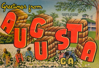 Greetings from Augusta, Georgia: A Busy Day in the Cotton Field by Unbekannt