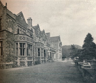 Grizedale Hall, Lancashire: The South Front and Terrace by Unbekannt