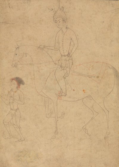 Groom and Rider by Unbekannt