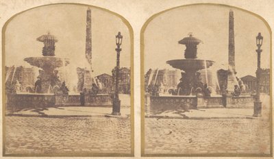 Group of 17 Early Calotype Stereograph Views by Unbekannt