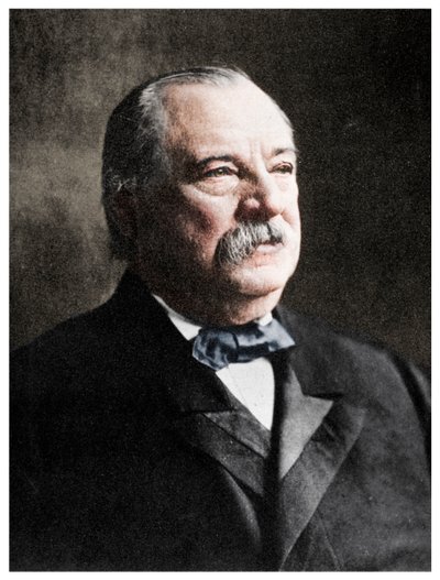Grover Cleveland, 22nd and 24th President of the United States by Unbekannt