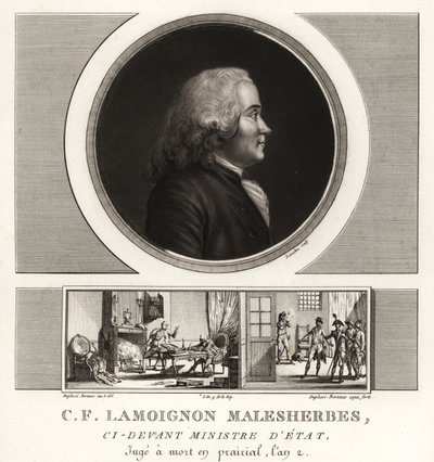 Guillaume-Chretien de Lamoignon de Malesherbes, French statesman by Unbekannt