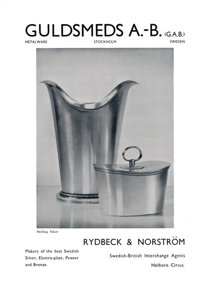 Guldsmeds A.-B. G.A.B. - Sterling Silver - Rydbeck & Norström by Unbekannt
