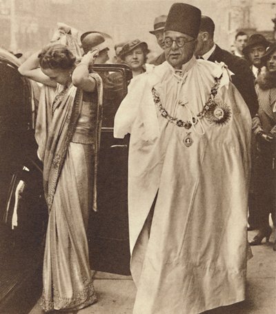 H.H. The Prince Aga Khan and the Begum Aga Khan, May 12 1937 by Unbekannt