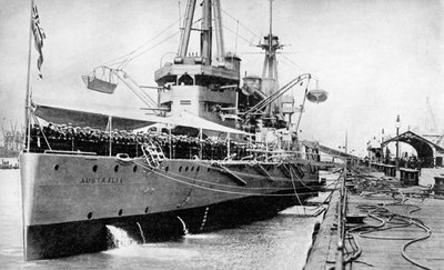 HMAS Australia, Indefatigable class battlecruiser, June 1913 1936 by Unbekannt