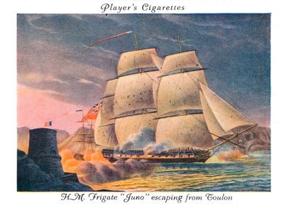 H.M. Frigate Juno escaping from Toulon, 1936 by Unbekannt
