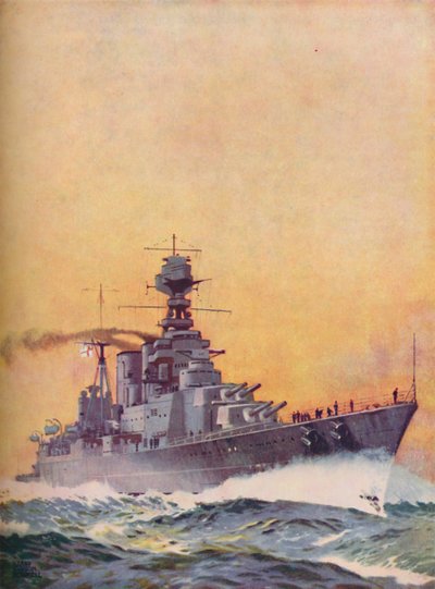 HMS Hood was Laid Down in 1916 and Completed in 1920, 1937 by Unbekannt