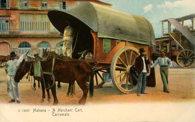 Habana - A Merchant Cart, Carromato, c1910 by Unbekannt