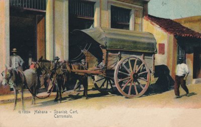 Habana - Spanish Cart. Carromato, c1907 by Unbekannt