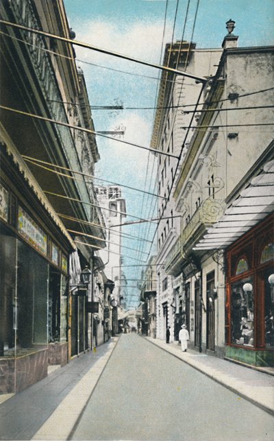 Obispo or Pimargall Street, c1910 by Unbekannt