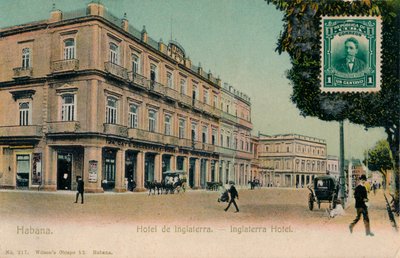 Habana. Hotel de Inglaterra, Cuba, c1910s by Unbekannt