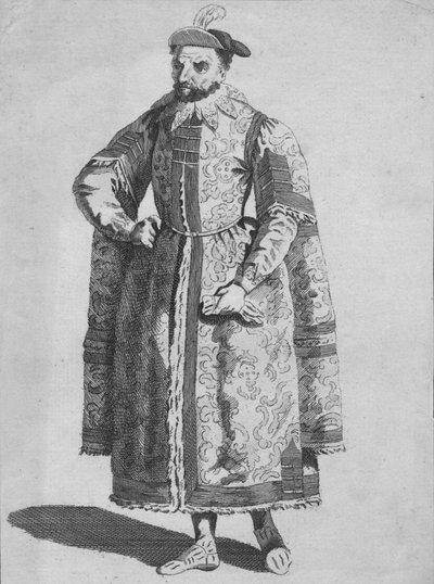 Habit of a Merchant of London in 1640 by Unbekannt