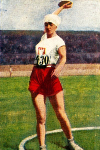 Halina Konopacka of Poland, World Champion Discus-Thrower by Unbekannt