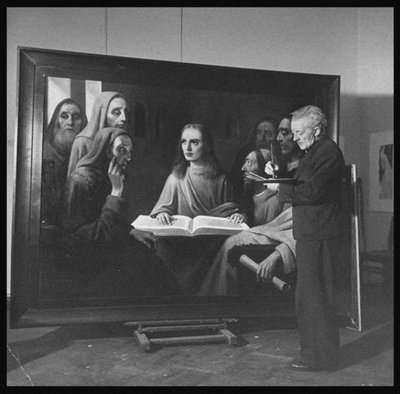 Han van Meegeren Painting Jesus Among the Doctors by Unbekannt