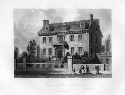 Hancock House, Boston, Massachusetts, 1855 by Unbekannt