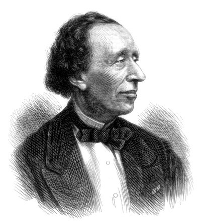 Hans Christian Andersen, Danish poet and author of fairy tales by Unbekannt