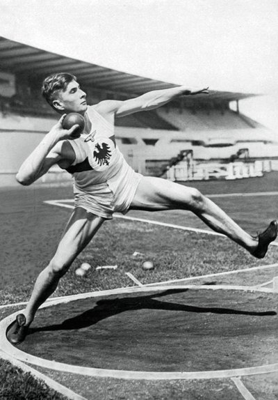Hans Heinrich Sievert, German athlete by Unbekannt